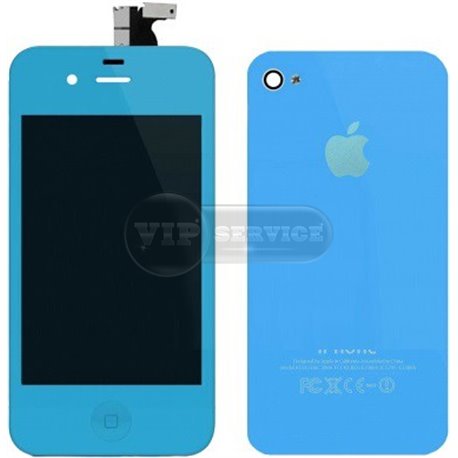 iPhone 4 дисплей, голубой