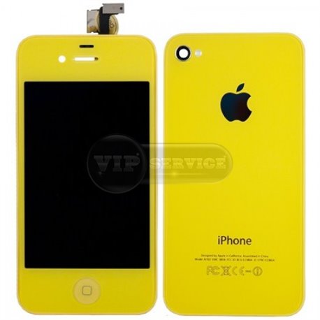 iPhone 4 дисплей, желтый