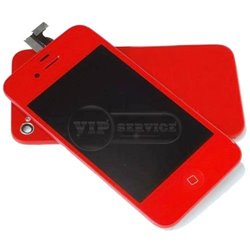 iPhone 4S LCD+BackCover красный оригинал