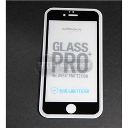 iPhone 6/6S противоударное стекло Momax полное, черное 