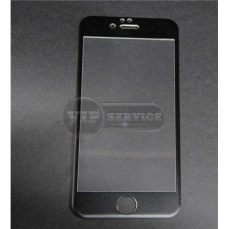 iPhone 6/6S противоударное стекло Momax с алюминиевой рамкой полное, черное 