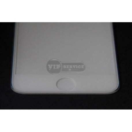 iPhone 6Plus/6S Plus противоударное стекло с силиконовым бортом, белое