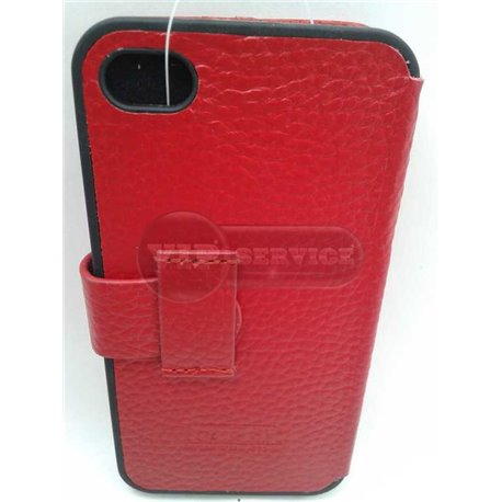 iPhone 4/4S чехол-книжка iCarer кожаный,красный 