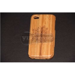 iPhone 4/4S чехол-накладка "Дерово" из бамбука