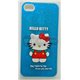 iPhone 4/4S чехол-накладка «Hello Kitty» пластиковый, голубой фон 