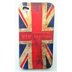 iPhone 4/4S чехол-накладка «Британский флаг» пластиковый