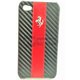 iPhone 4/4S чехол-накладка CG Mobile Ferrari кожаный, красный