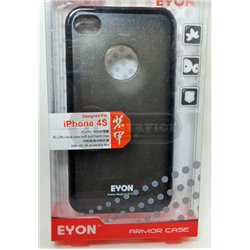 iPhone 4/4S чехол-накладка Eyon пластиковый, черный