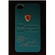 iPhone 4/4S чехол-накладка Ferrari, пластиковый, лазуритовый