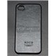 iPhone 4/4S чехол-накладка Hoco, кожаный, черный