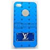 чехол-накладка iPhone 4/4S Louis Vuitton синий пластиковый