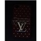 iPhone 4/4S чехол-накладка "Louis Vuitton со стразами" пластиковый, темно-бордовый