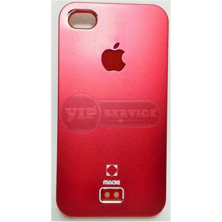 iPhone 4/4S чехол-накладка Mage пластиковый, красный 