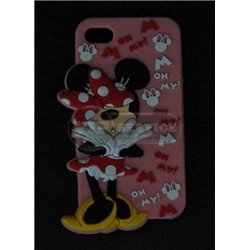 iPhone 4/4S чехол-накладка Oh, my Mickey Mouse, силиконовый