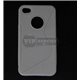 iPhone 4/4S чехол-накладка, силиконовый волна, белый
