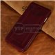 iPhone 5/5S чехол-блокнот Pierre Cardin Genuine Leather кожаный, бордовый 