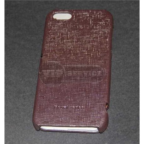 iPhone 5/5S чехол-книжка Hoco, кожа, коричневый фактурный 