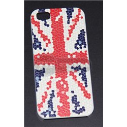 iPhone 5/5S чехол-накладка "Британский флаг" пластиковый 