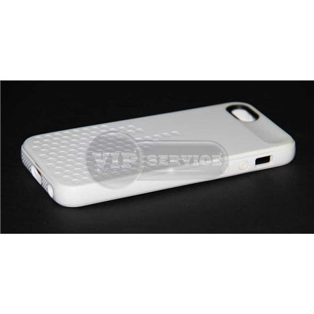 iPhone 5/5S чехол-накладка Eyon, силиконовый, белый