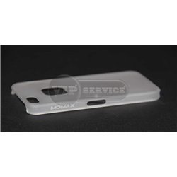 iPhone 5/5S чехол-накладка Momax, пластиковый, белый