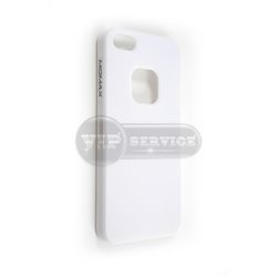 iPhone 5/5S чехол-накладка, «Momax Ultra Thin» силиконовый, белый 