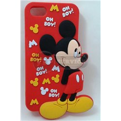 iPhone 5/5S чехол-накладка, Micky Mouse «Oh, boy» силиконовый