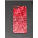 iPhone 5/5S чехол-накладка,розы, пластиковый, красный фон 