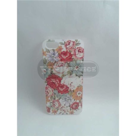 iPhone 5/5S чехол-накладка, цветочки, пластиковый