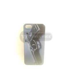 iPhone 5/5S чехол-накладка, пистолет, пластиковый