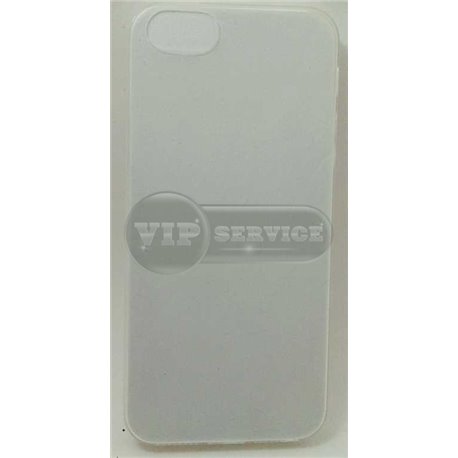 iPhone 5/5S чехол-накладка, силиконовый, белый