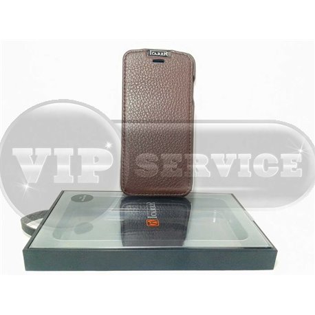 iPhone 6/6S чехол-блокнот iCarer кожаный на магнитной застежке, коричневый