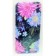 iPhone 6/6S чехол-накладка «KENZO Paris», силиконовый, подсолнухи розовые,синие, черный фон