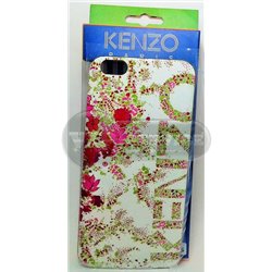 чехол-накладка iPhone 6/6S Kenzo "Цветы" белый силиконовый