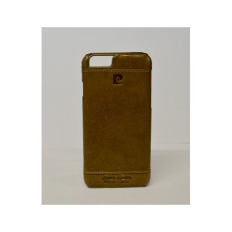 iPhone 6/6S чехол-накладка «Pierre Cardin» PCL-P03 кожаный, бежевый 