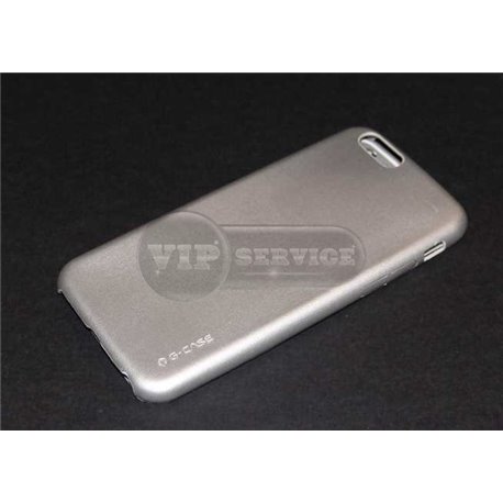 iPhone 6/6S чехол-накладка G-case Fashion, поликарбонат, серебристый