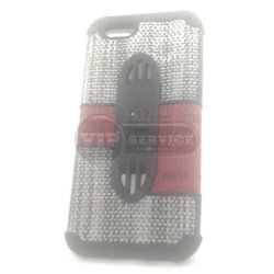 iPhone 6/6S чехол-накладка One Point силиконовый+матерчатый