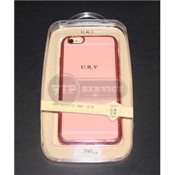 чехол-накладка iPhone 6/6S TPU U.R.V розовый силиконовый