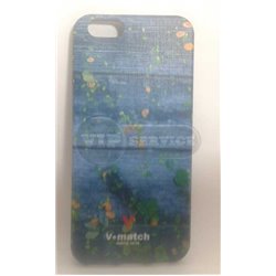 чехол-накладка iPhone 6/6S v + match синий силиконовый