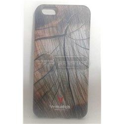 iPhone 6/6S чехол-накладка v+match, силиконовый,текстура дерева