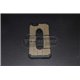 iPhone 6/6S чехол-накладка, плетенка тканевая+силикон, бежевый