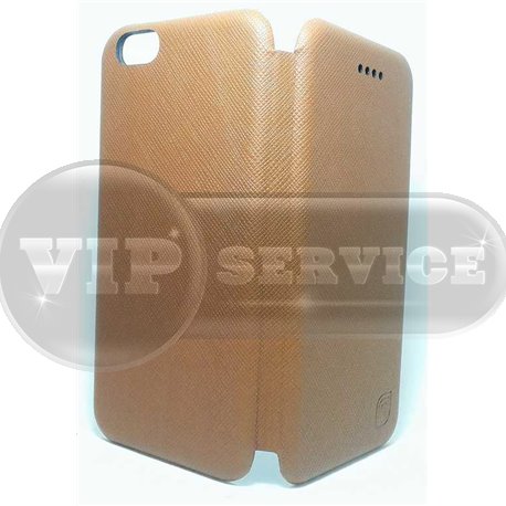 iPhone 6 Plus/6S Plus чехол-книжка Luxury fashion экокожа, коричневый 