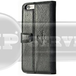 чехол-книжка iPhone 6 Plus/6S Plus Pierre Cardin Genuine Leather PCL-P05 черный кожаный