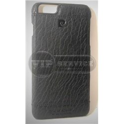 чехол-накладка iPhone 6 Plus/6S Plus Pierre Cardin Genuine Leather PCL-P03 черный кожаный