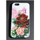 iPhone 6 Plus/6S Plus чехол-накладка Kenzo цветы, силиконовый, белый фон