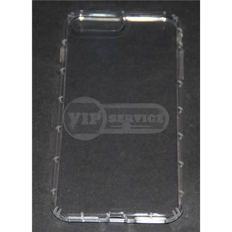 iPhone 7 Plus чехол-накладка силиконовый, прозрачный с насечками жесткости