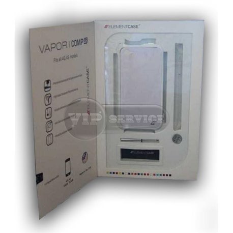 iPhone 44S бампер на торцы VAPOR 1 COMP Element Case металлический, белый
