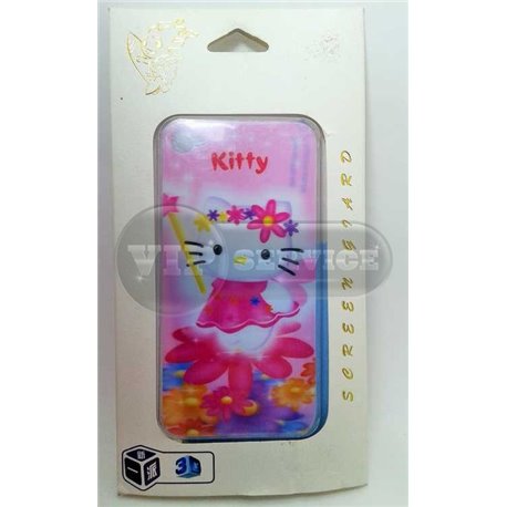 iPhone 4/4S виниловая наклейка 3D "Kitty"