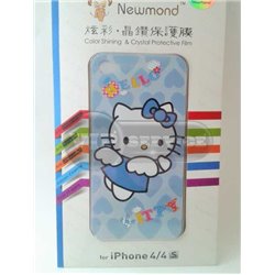 iPhone 4/4S виниловая наклейка Newmond "Hello Kitty"