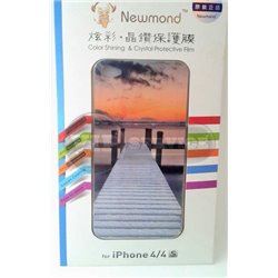 iPhone 4/4S виниловая наклейка Newmond "Морской причал"