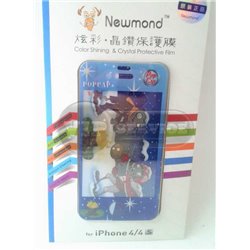 iPhone 4/4S виниловая наклейка Newmond "Popcap"